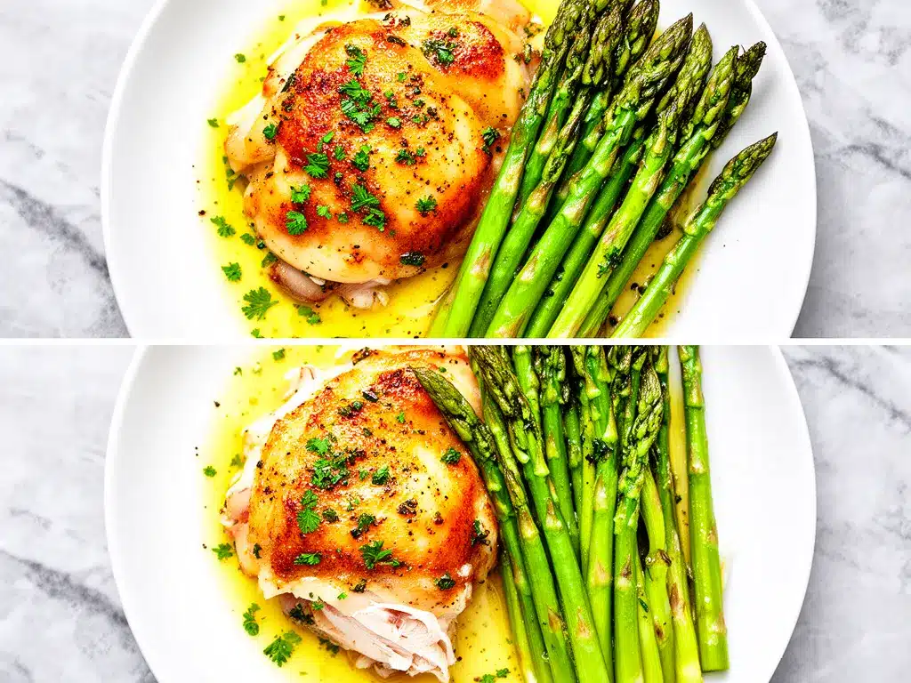 One Pan Lemon Herb Butter Chicken: Easy 30-Minute Weeknight Dinner 4 one pan lemon herb butter chicken preparation steps