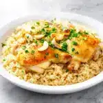 one-pot garlic butter chicken and rice - featured image