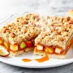 Salted Caramel Apple Crumble Bars - featured image