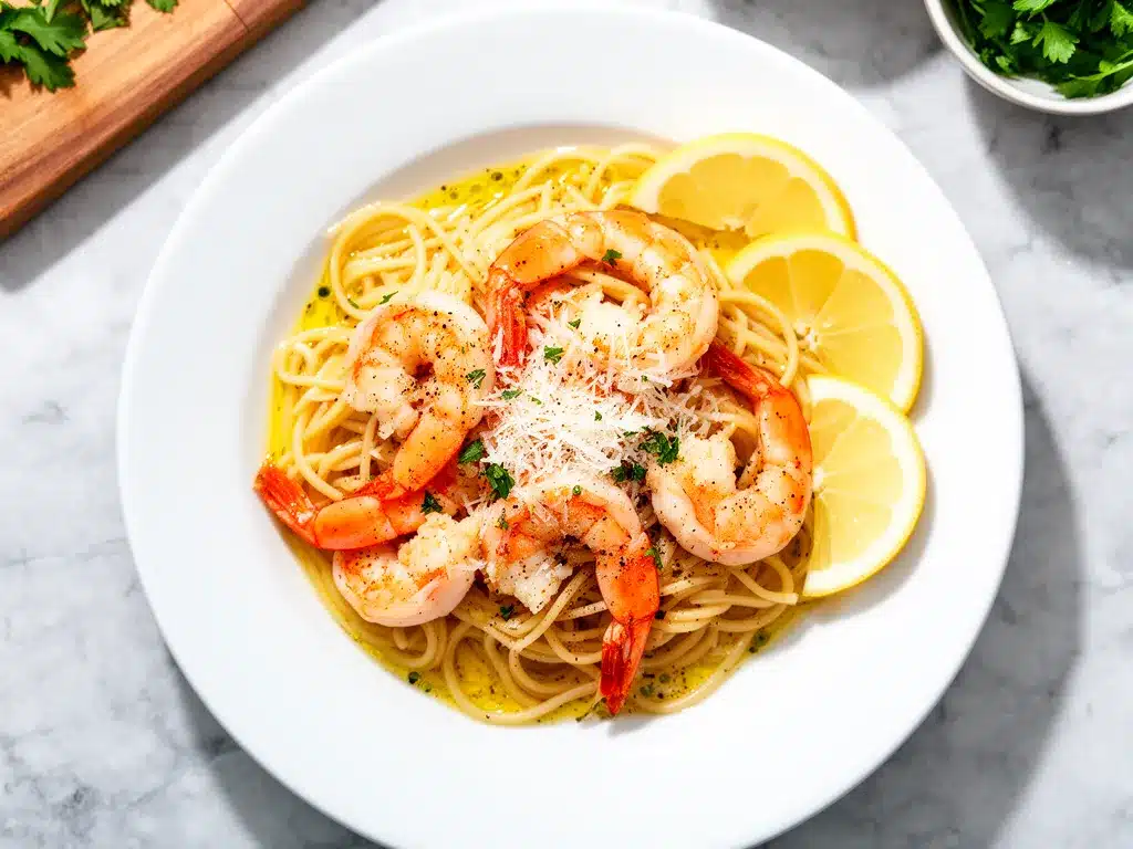 Restaurant-Style Shrimp Scampi: Best Easy Garlic Butter Recipe 4 shrimp scampi preparation steps