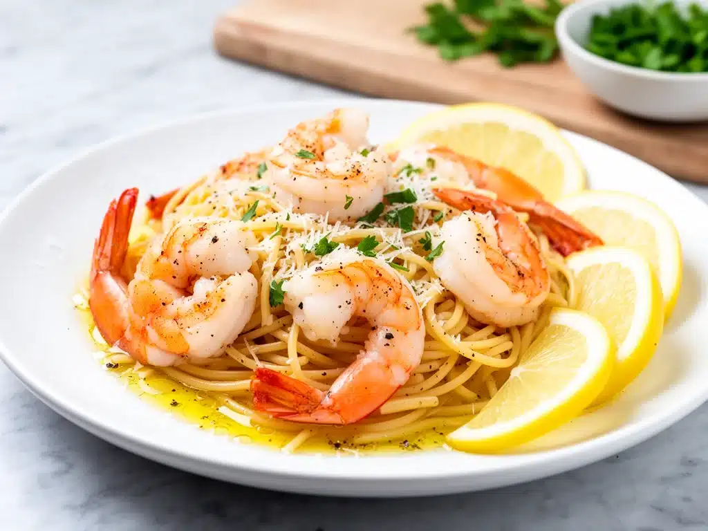 shrimp scampi - featured image