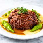 slow cooker mississippi pot roast - featured image