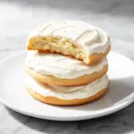 soft frosted bakery style sugar cookies - featured image