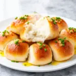 soft garlic butter dinner rolls - featured image