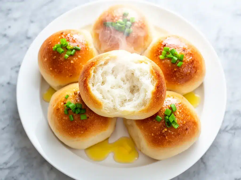Soft Garlic Butter Dinner Rolls: Best Homemade Recipe 4 soft garlic butter dinner rolls preparation steps