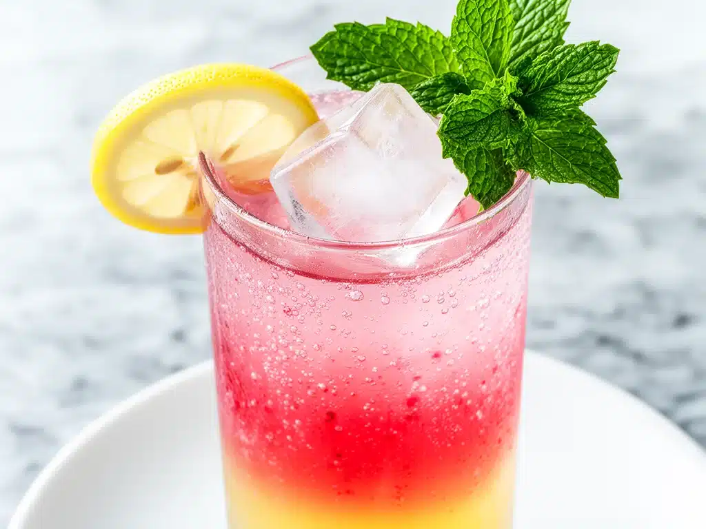 sparkling raspberry lemonade - featured image