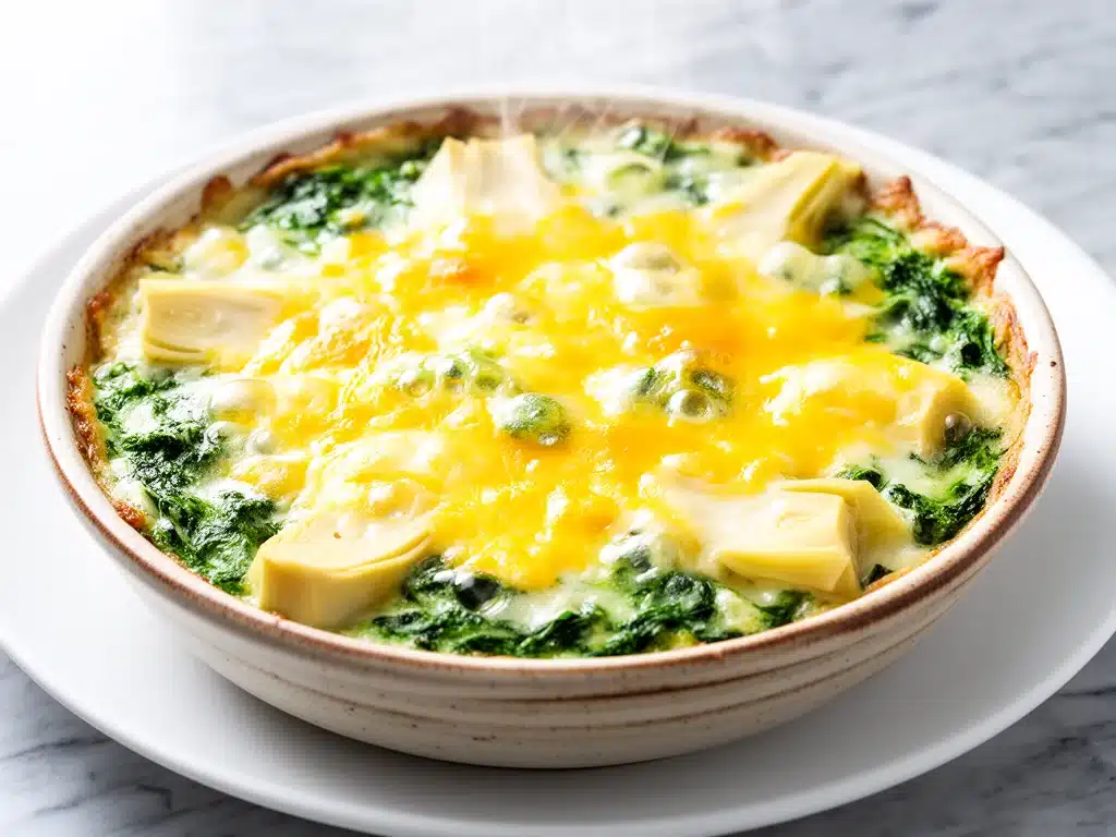 spinach artichoke dip - featured image