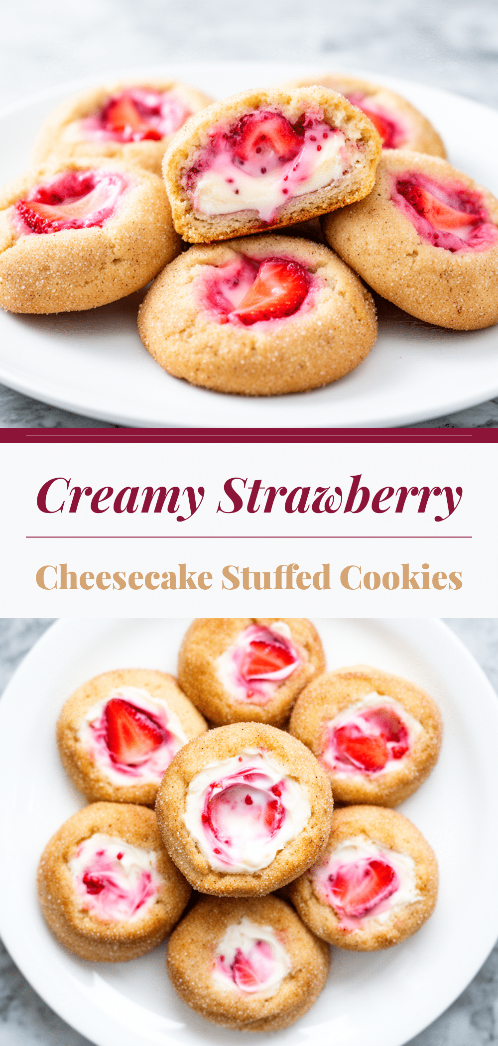 Strawberry Cheesecake Stuffed Cookies: Best Easy Recipe 5 Strawberry Cheesecake Stuffed Cookies recipe