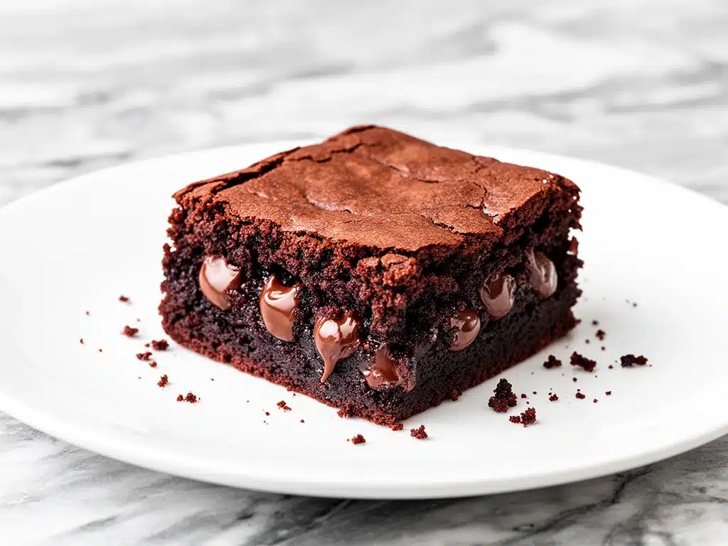 ultra-fudgy one-bowl brownies - featured image
