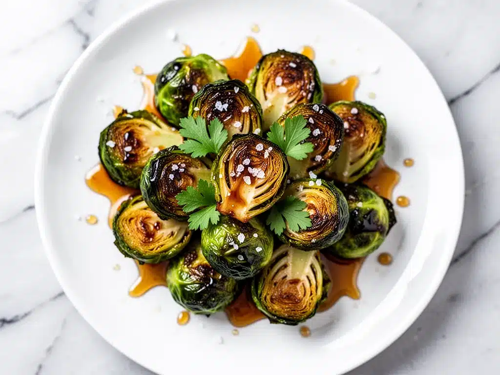 Extra-Crispy Air Fryer Brussels Sprouts: 15-Min Weeknight Side 4 Air Fryer Brussels Sprouts preparation steps