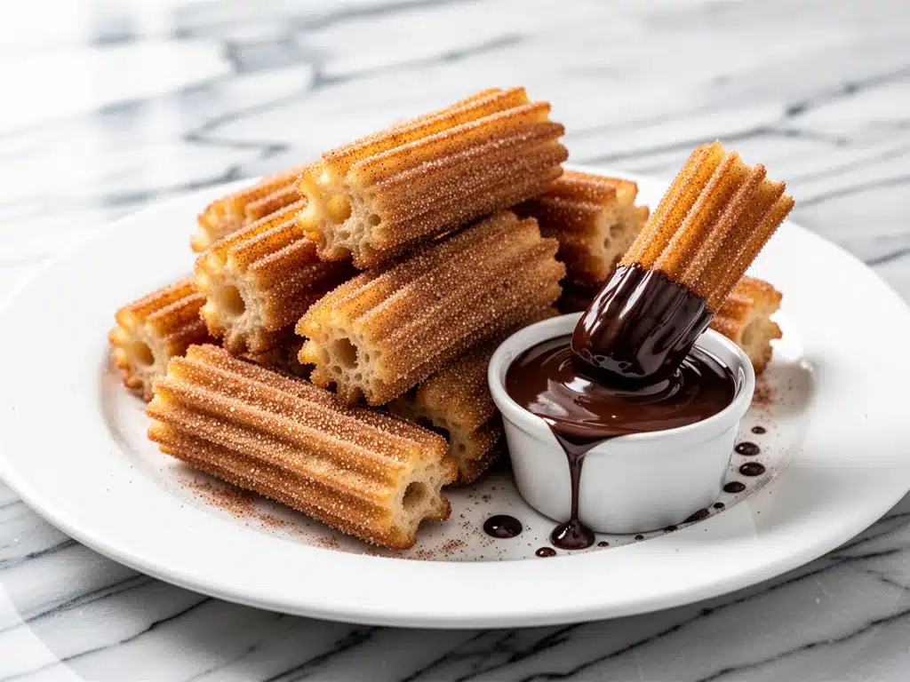 Air Fryer Cinnamon Sugar Churro Bites - featured image