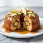 apple cider donut cake - featured image