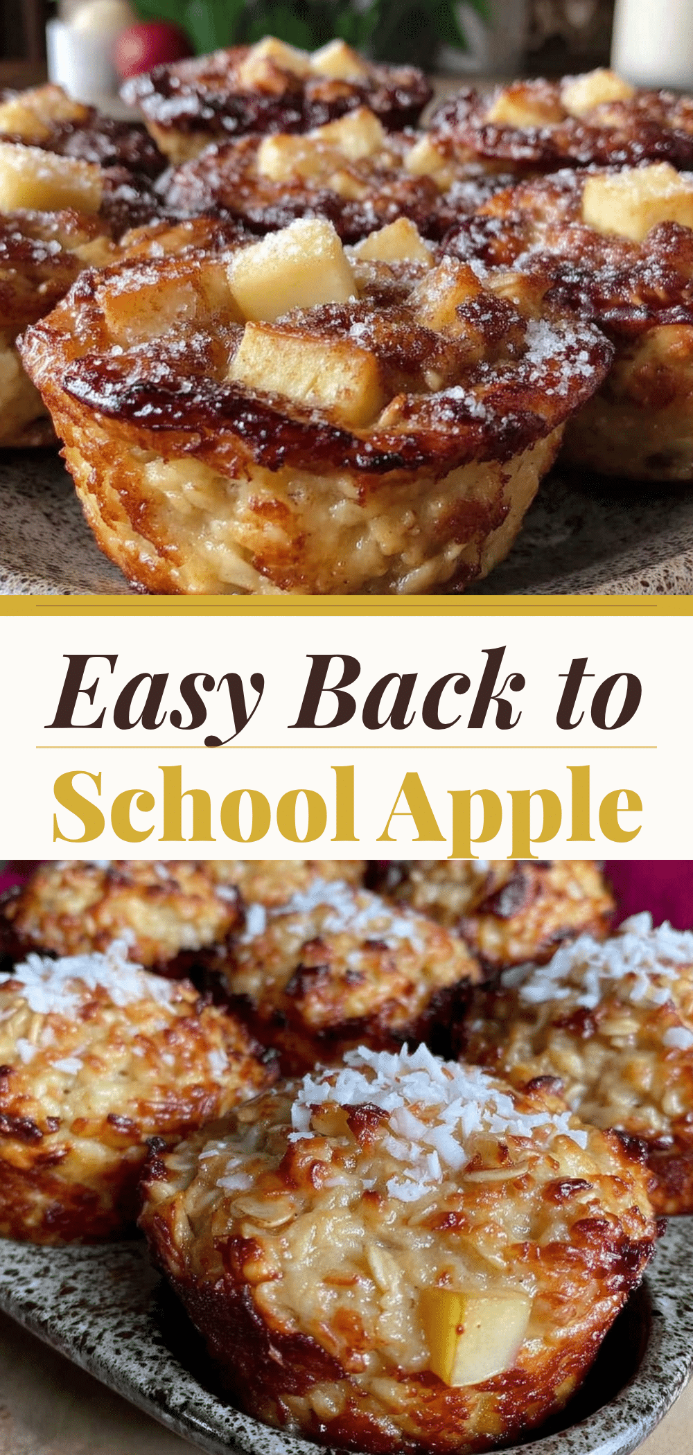 Apple Cinnamon Baked Oatmeal Cups: 5-Min Prep 5 apple cinnamon baked oatmeal cups recipe