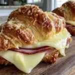 Back to School Ham and Cheese Croissant Sandwiches - featured image