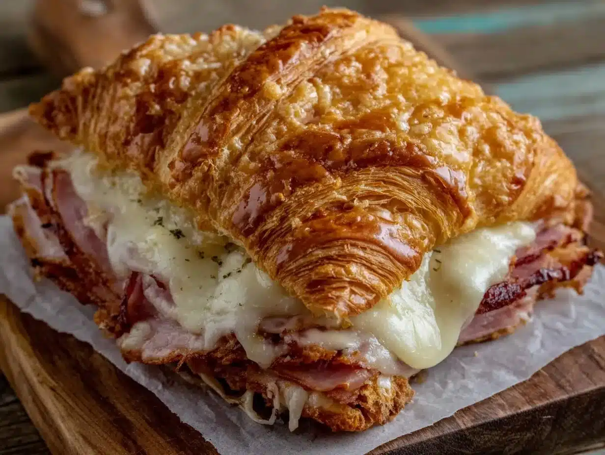 Back to School Ham and Cheese Croissant Sandwiches: Easy 5pm Dinner 4 Back to School Ham and Cheese Croissant Sandwiches preparation steps