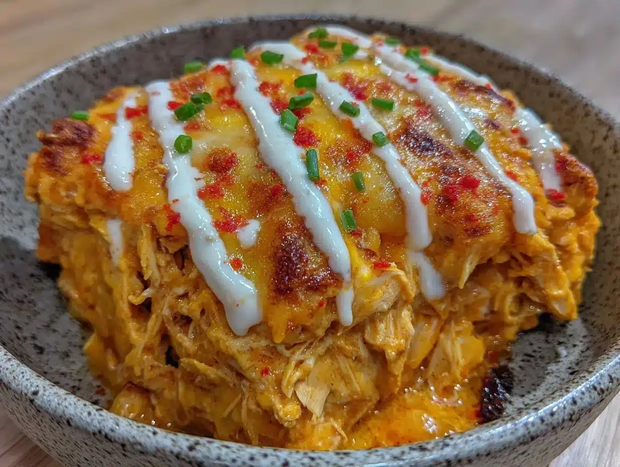 Baked Buffalo Chicken Dip: 15-Min Easy Weeknight Win 4 baked buffalo chicken dip preparation steps