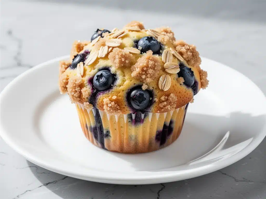 bakery-style blueberry muffins - featured image