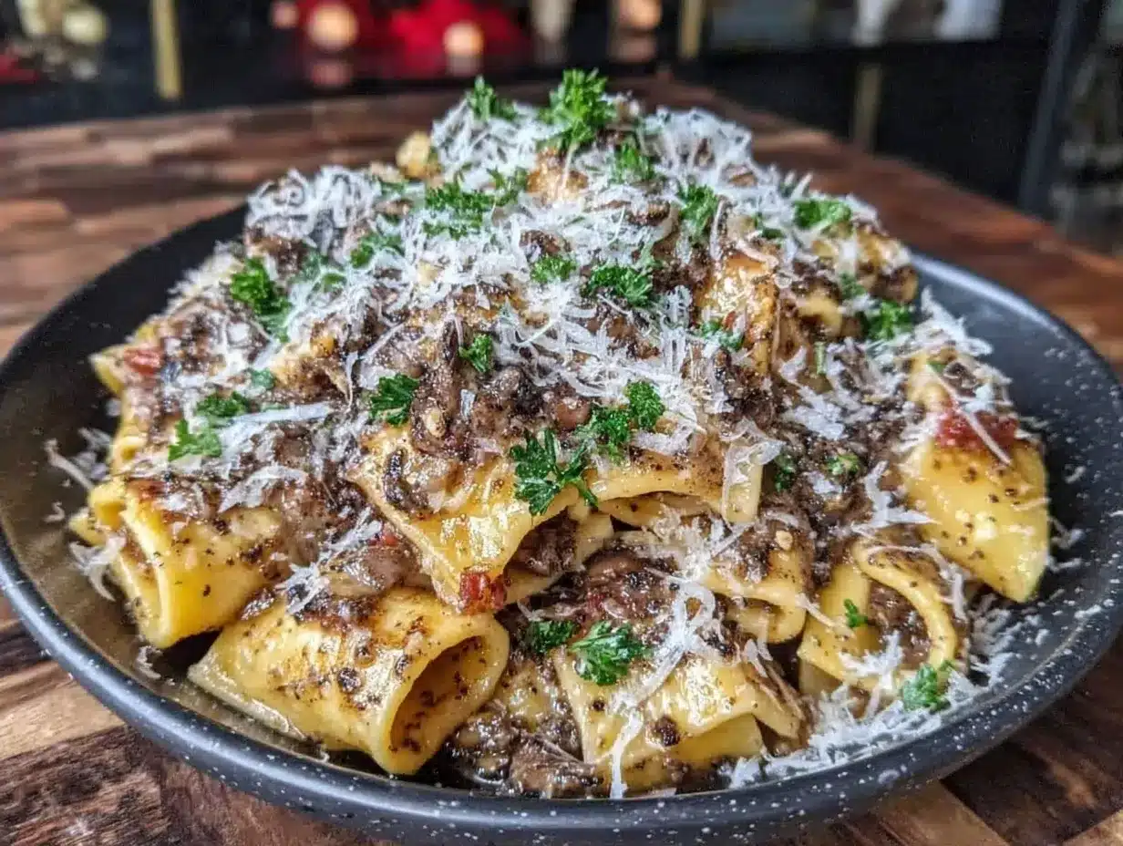 Black Garlic Butter Pasta: Easy Fuel for Halloween 4 black garlic butter pasta preparation steps