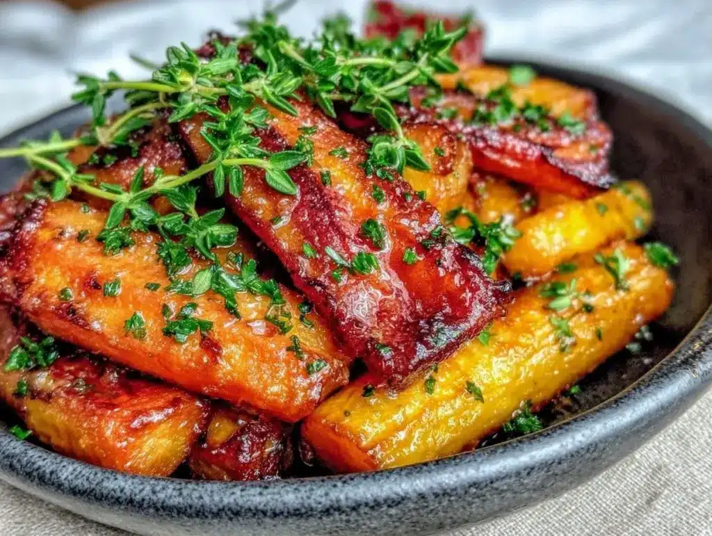 Brown Butter Honey Roasted Carrots - featured image