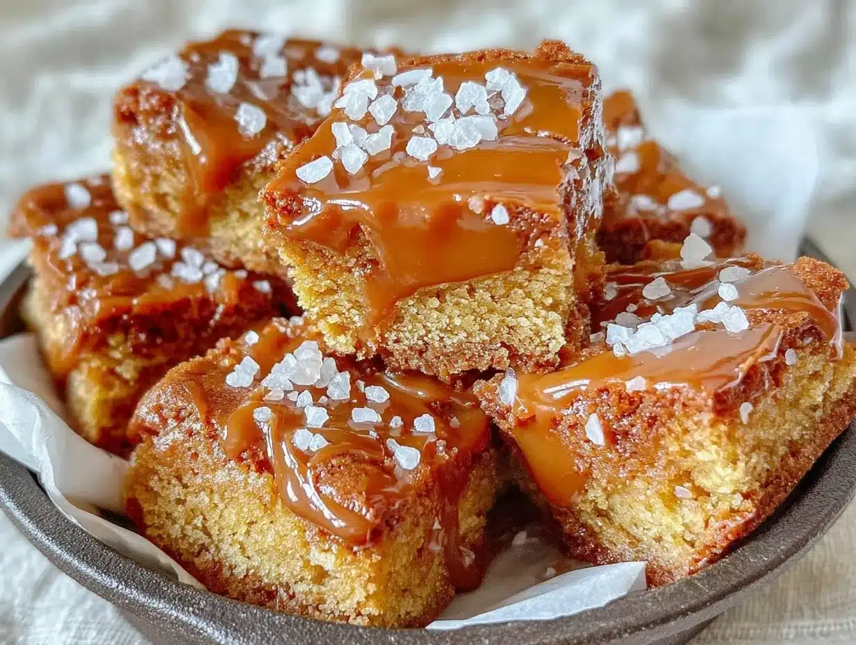 Brown Butter Salted Caramel Blondies: Easy 10-Min Treat 4 brown butter salted caramel blondies preparation steps