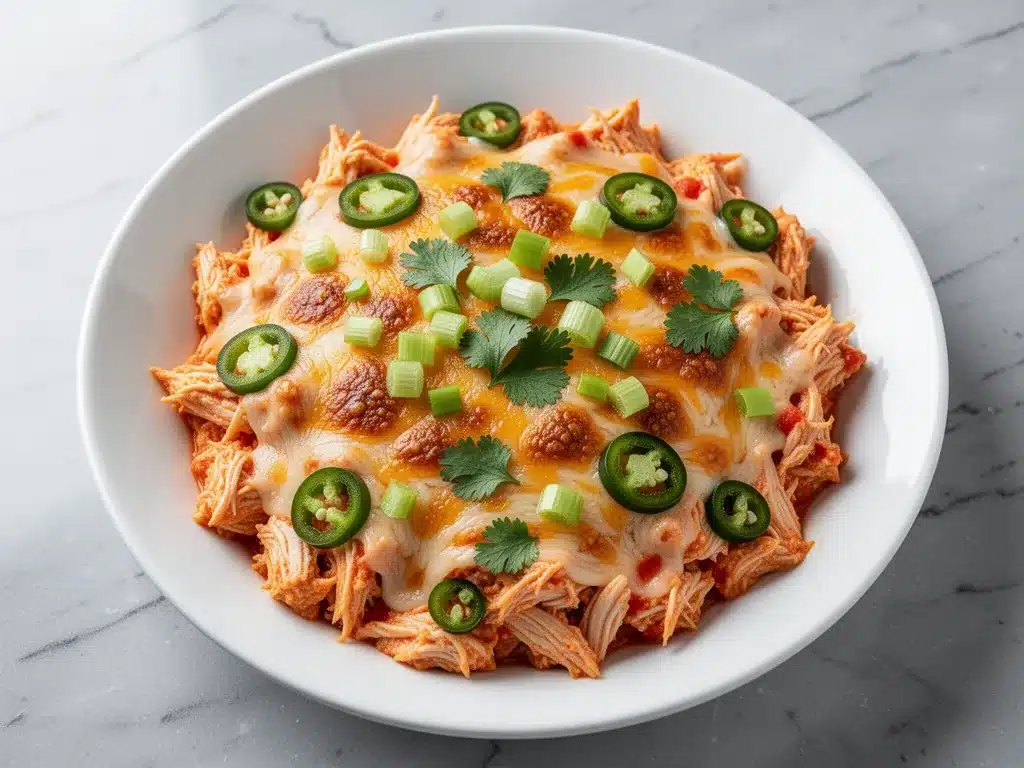 Football Party Buffalo Chicken Dip: 5-Ingredient Easy Game Day Dip 4 Buffalo Chicken Dip preparation steps