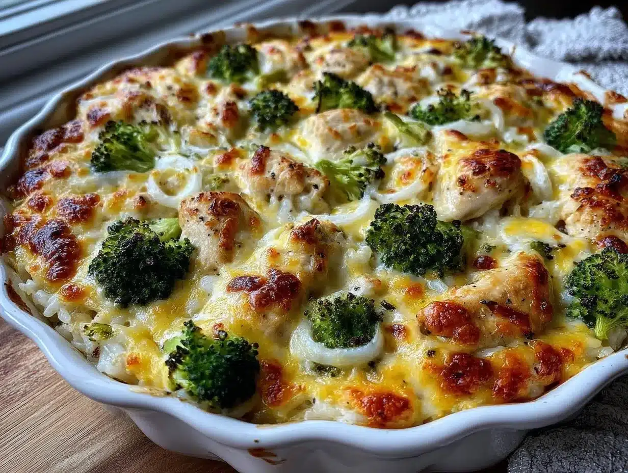 Cheesy Chicken Broccoli Rice Casserole: Easy Meal Prep 4 cheesy chicken broccoli rice casserole preparation steps