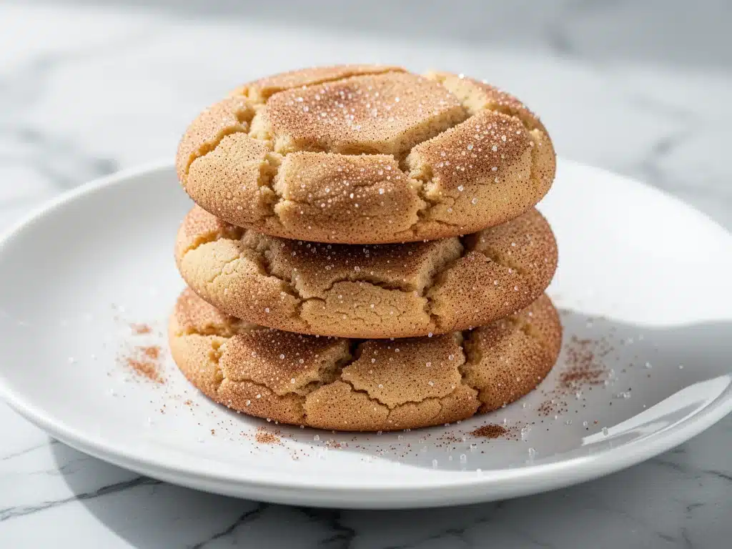 Chewy Brown Sugar Snickerdoodles - featured image