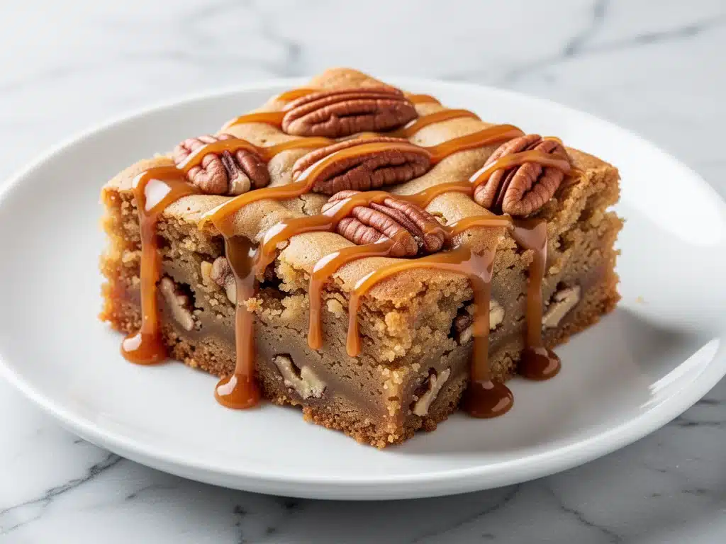 Chewy Butter Pecan Blondies - featured image