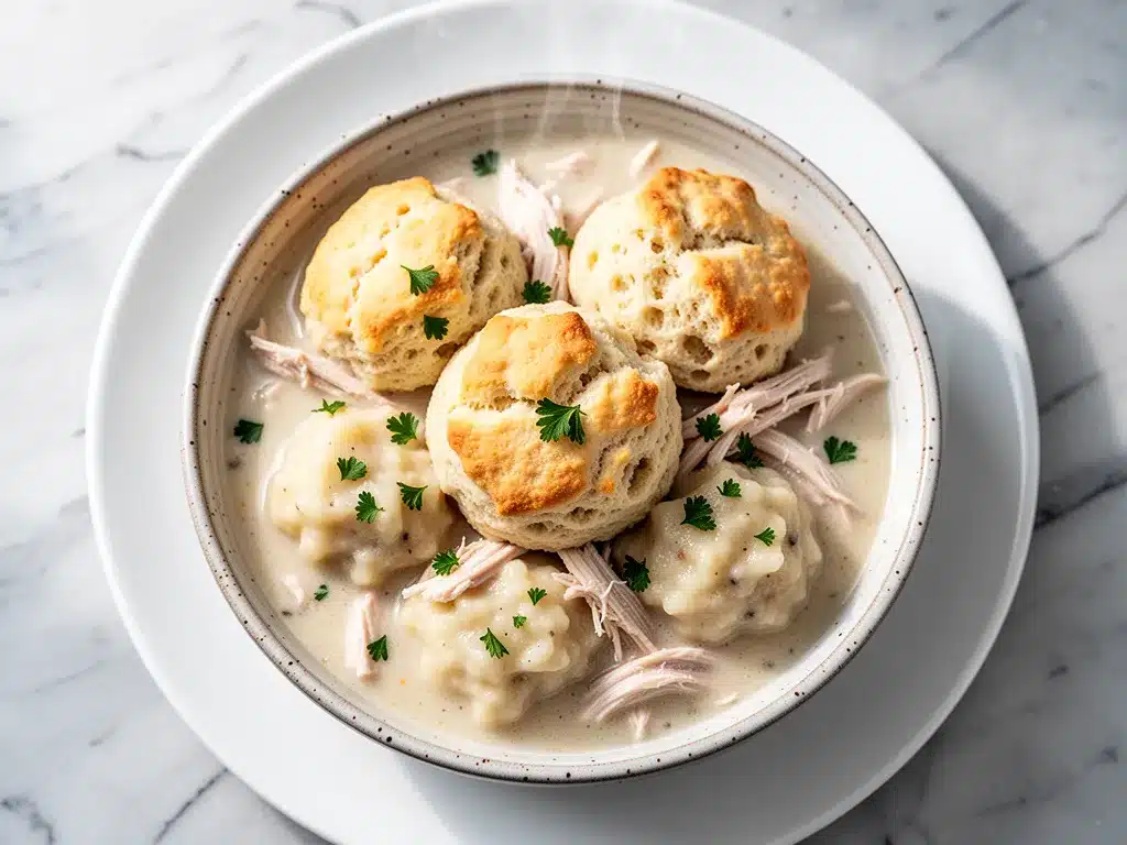 Chicken and Dumplings with Fluffy Buttermilk Biscuits 4 Chicken and Dumplings with Fluffy Buttermilk Biscuits preparation steps