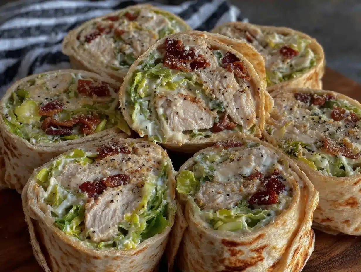 Back to School Chicken Caesar Wraps: 15-Minute Weeknight Dinner 4 chicken caesar wraps preparation steps