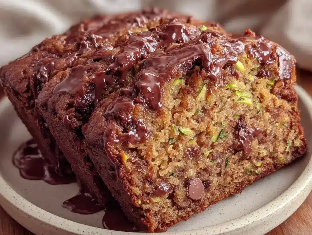 chocolate chip zucchini banana bread - featured image