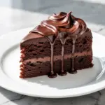 chocolate fudge cake - featured image
