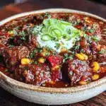 classic beef and vegetable chili no bean - featured image