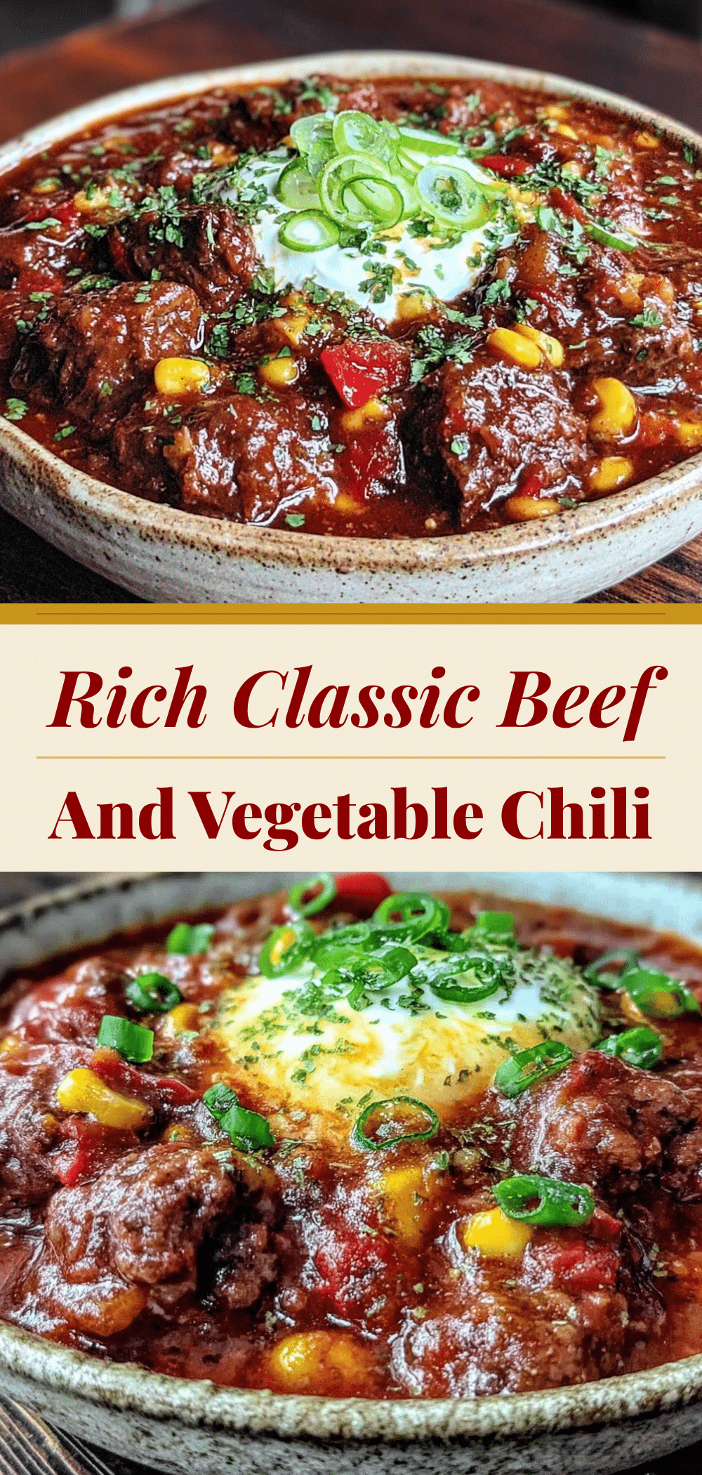 Classic Beef & Veggie Chili: Easy One-Pot 5pm Dinner 5 classic beef and vegetable chili no bean recipe