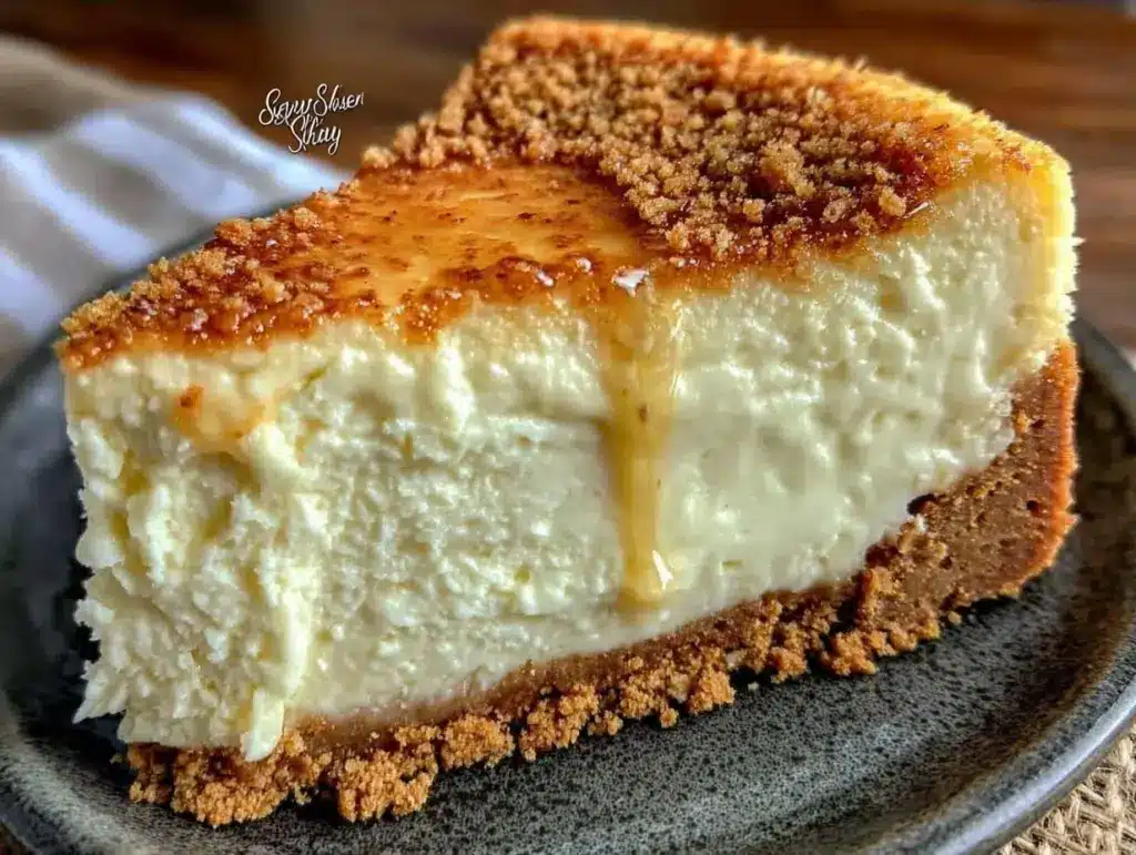 classic new york cheesecake - featured image