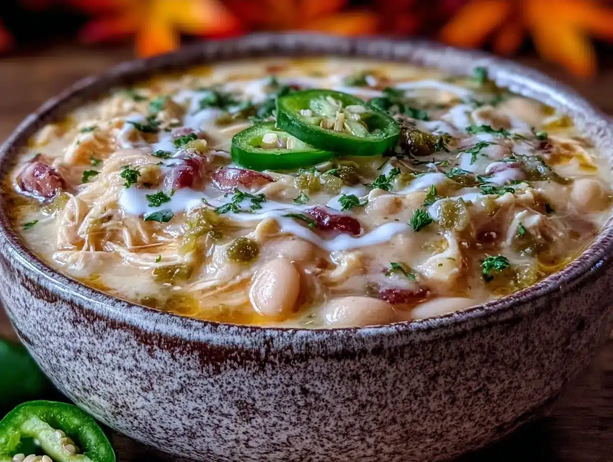 Cozy Fall White Chicken Chili: 1 Pot Meal Prep 4 cozy fall white chicken chili preparation steps