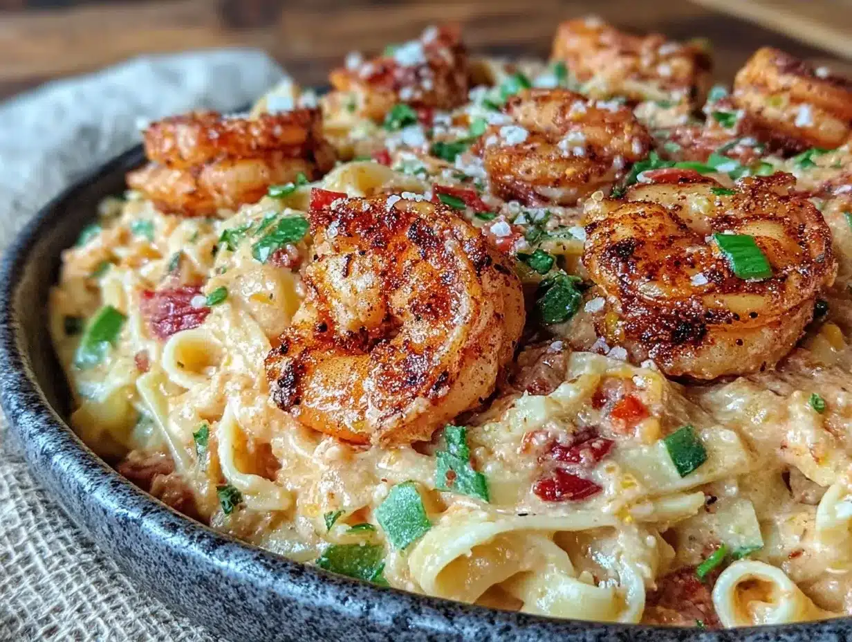 Creamy Cajun Shrimp Pasta: Easy 15-Min Family Dinner 4 creamy Cajun shrimp pasta preparation steps