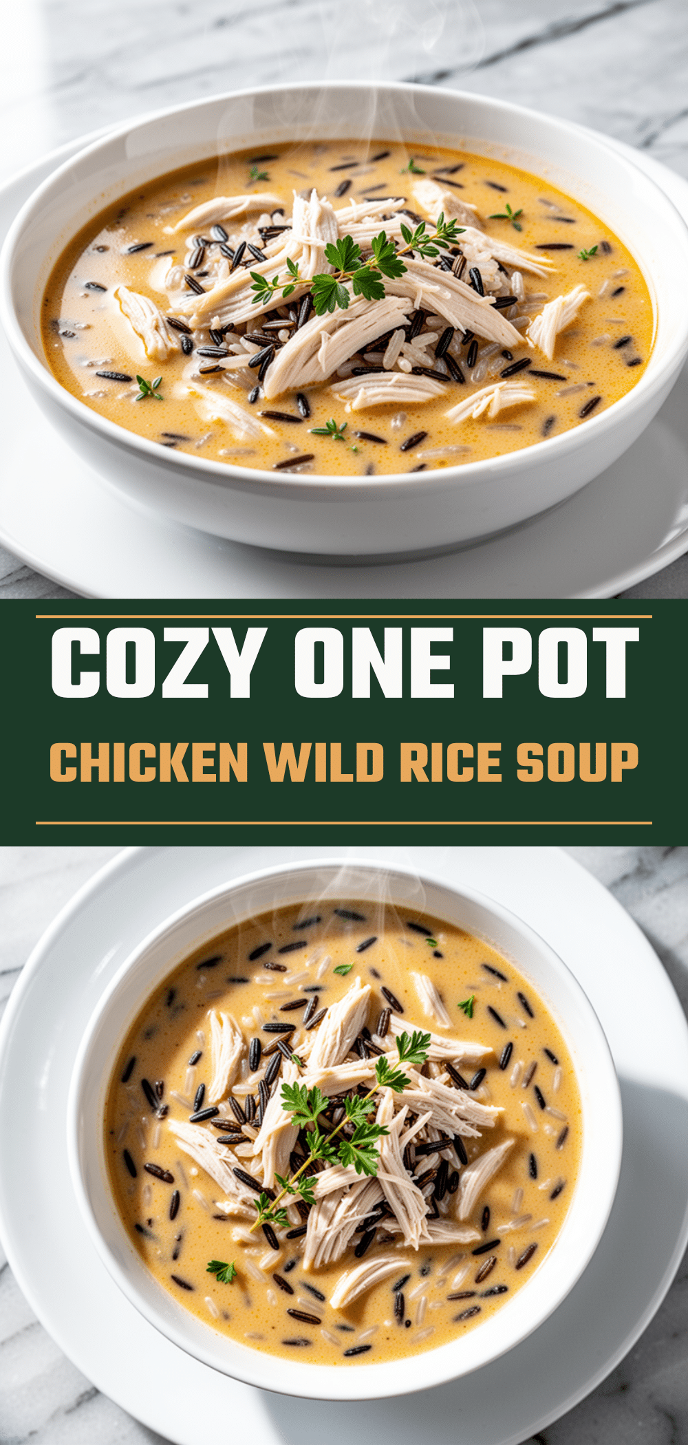 Cozy Fall One-Pot Creamy Chicken and Wild Rice Soup 5 creamy chicken and wild rice soup recipe
