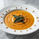 creamy roasted butternut squash soup - featured image