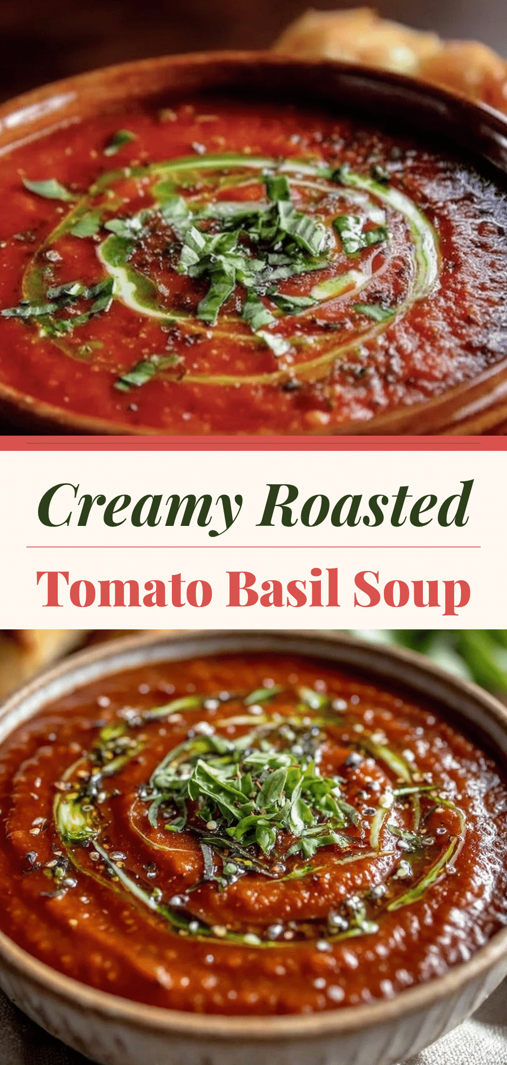 Creamy Roasted Tomato Basil Soup: Easy 1-Pan 5pm Meal 5 creamy roasted tomato basil soup recipe
