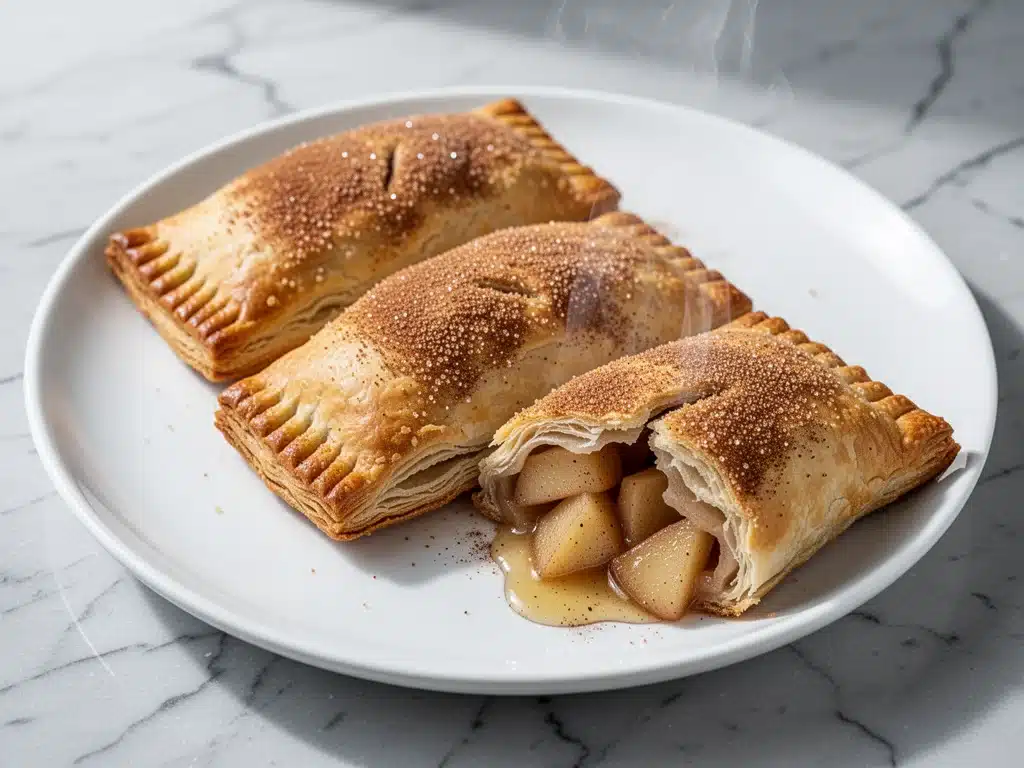 crispy air fryer apple hand pies - featured image