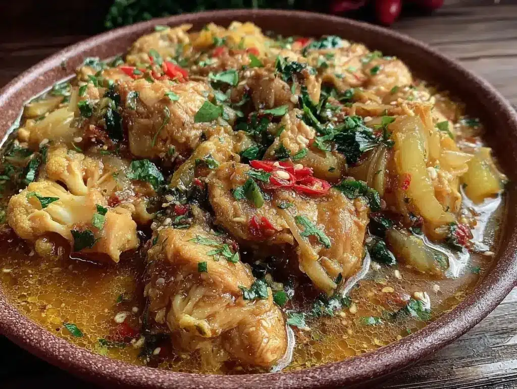 dairy-free coconut milk chicken curry - featured image