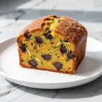 easy no-mixer zucchini chocolate chip bread - featured image