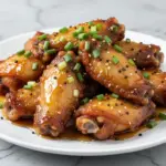 extra-crispy air fryer chicken wings - featured image