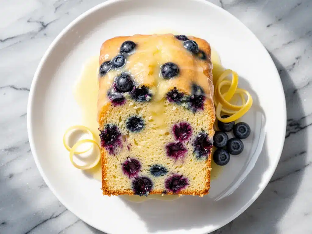 Extra-Moist Lemon Blueberry Loaf Cake: 5-Ingredient Weekend Treat 4 extra-moist lemon blueberry loaf cake preparation steps