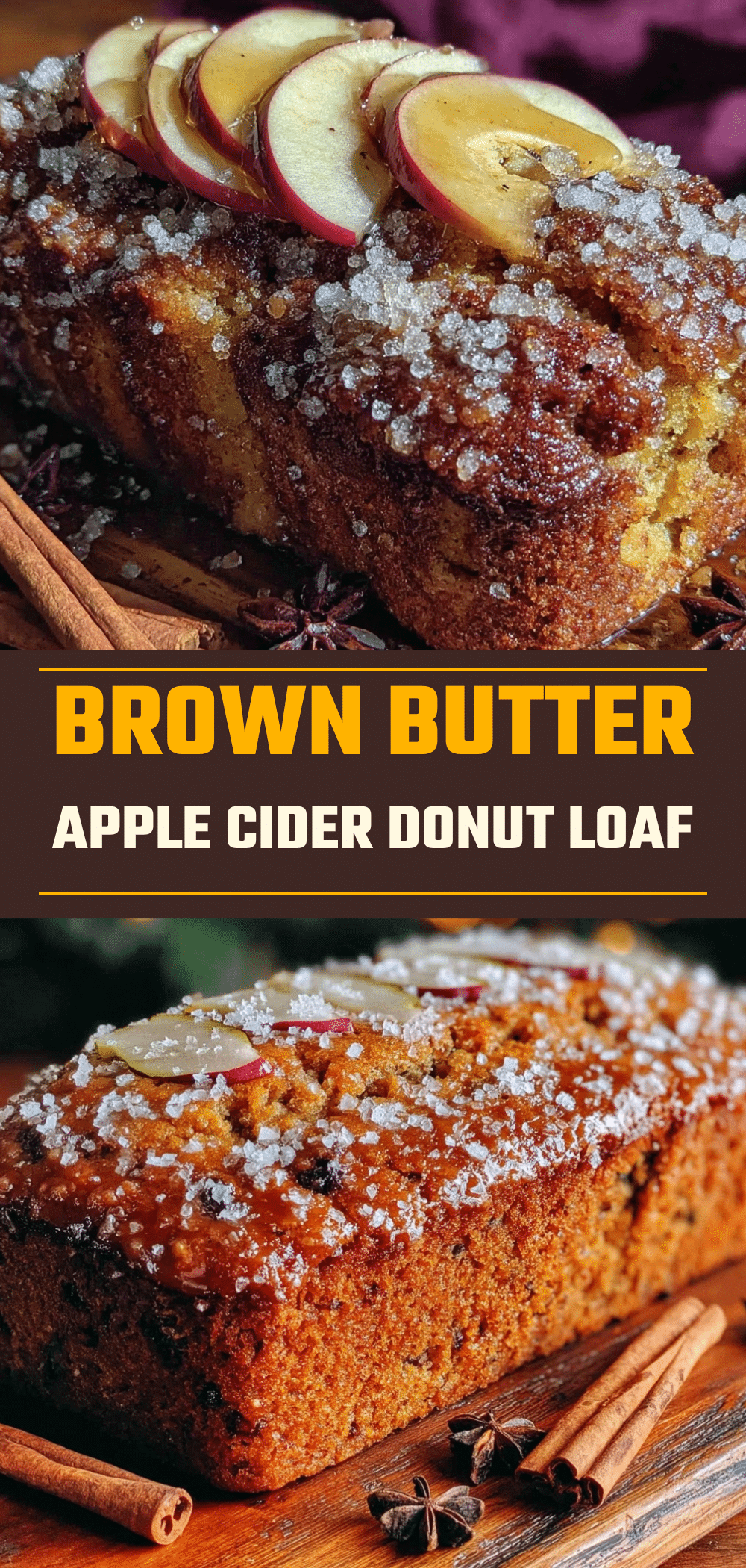 Fall Brown Butter Apple Cider Donut Loaf: Grill It 5 fall brown butter apple cider donut loaf recipe