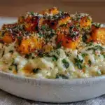 fall butternut squash and sage risotto - featured image