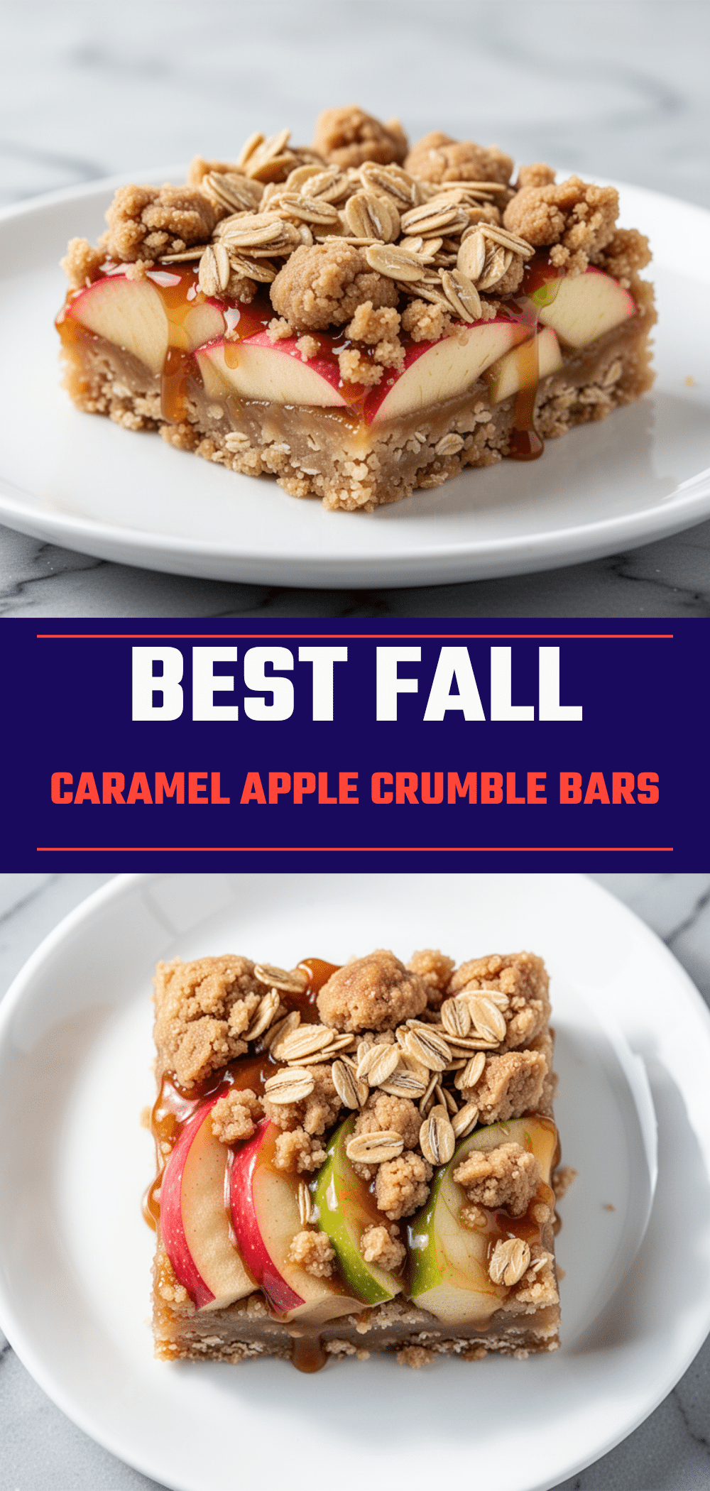 Fall Caramel Apple Crumble Bars: 15-Minute Easy Dessert 5 Fall Caramel Apple Crumble Bars recipe