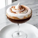 fall cinnamon brown sugar espresso martini - featured image