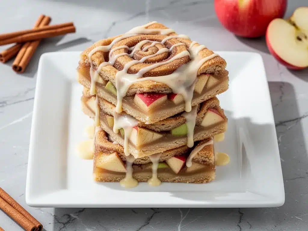 Fall Cinnamon Roll Apple Pie Bars: Easy 5-Ingredient Dessert 4 Fall Cinnamon Roll Apple Pie Bars preparation steps